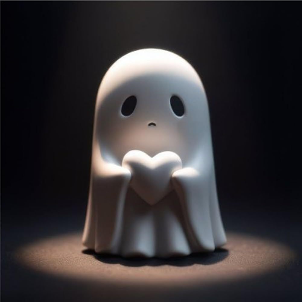 Halloween Dekofigur Geist mit Mittelfinger – Lustige und Freche Halloween Dekoration