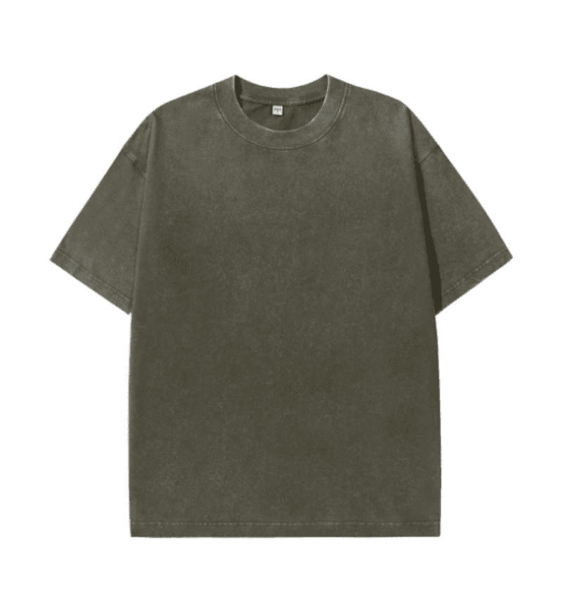 Percy – Retro Rundhals T-Shirt aus Baumwolle