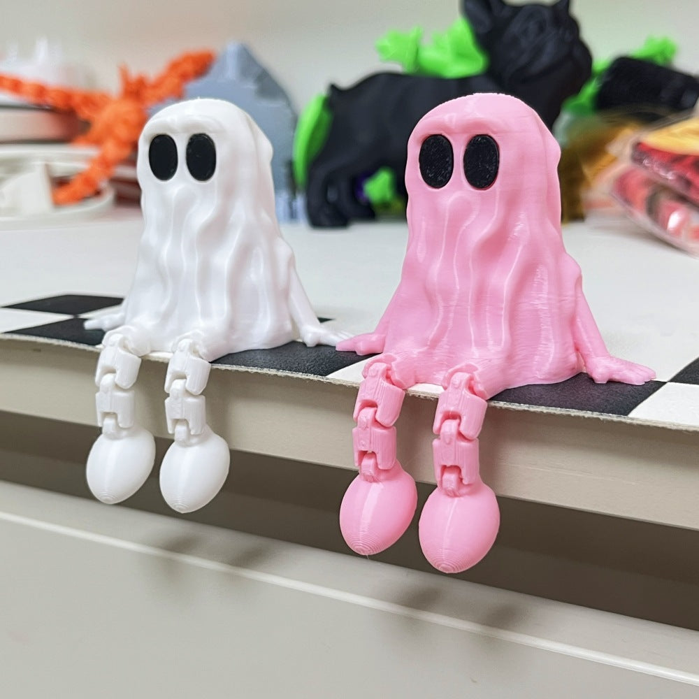 Halloween Geist Dekofigur – 3D-gedruckte Spukfigur für Party und Gruseldeko