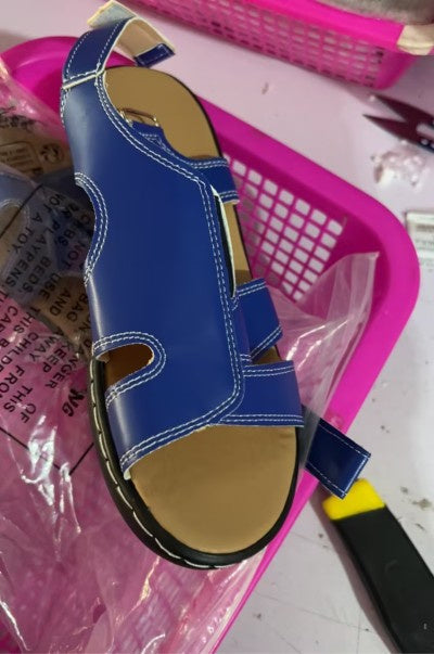 Caroline – Vintage Leichte Wedge Komfortsandalen