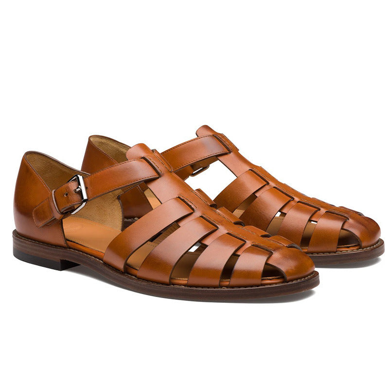 Herren Ledersandalen Klassisch – Elegante Sommerschuhe für Freizeit & Büro