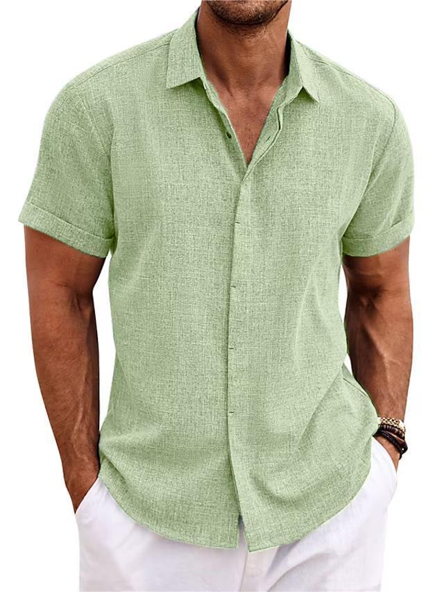 Joe – Lockeres Herren T-Shirt aus Leinen in einfarbig