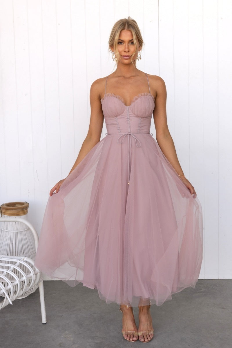 Vanessa – Partykleid mit Mesh für den Abend