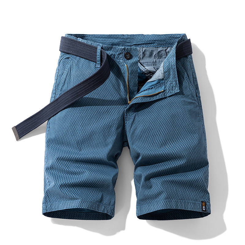 Billy – Sommer Herren Cargo Shorts mit gestreiftem Retro-Design