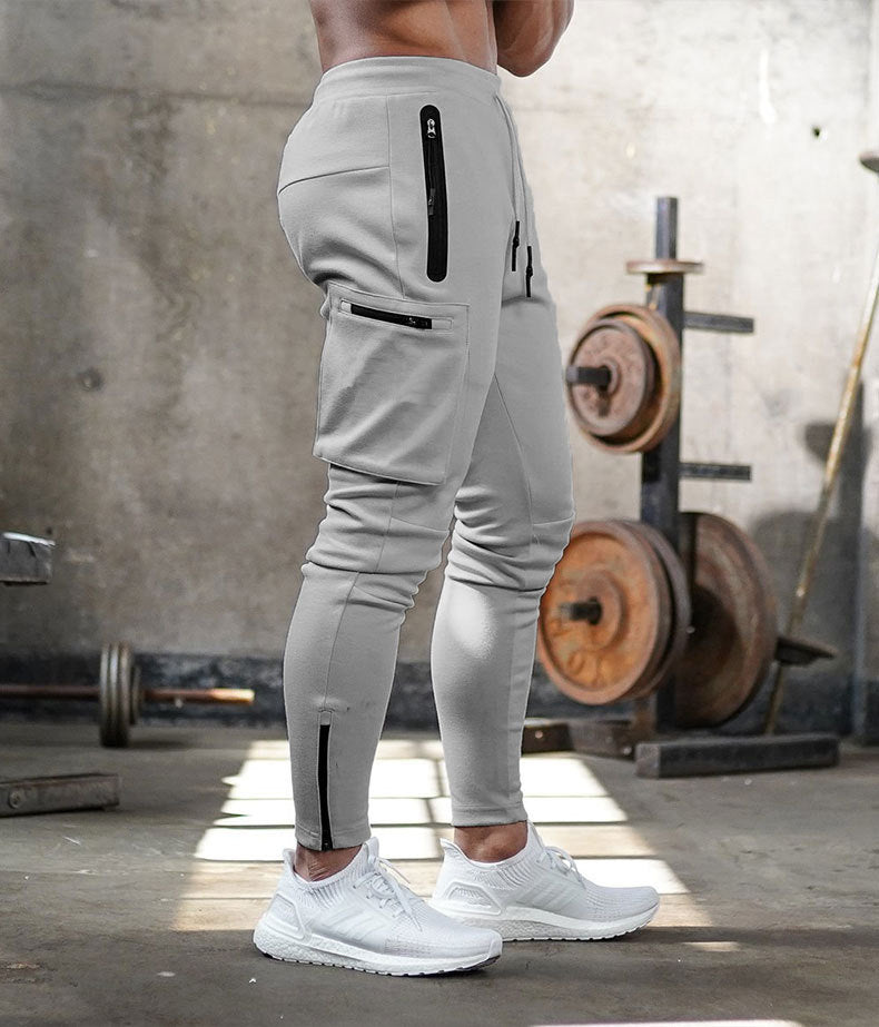 Herren Trainingsjogger – Sportliche Fitness Jogginghose mit Taschen, Modernes Slim Fit Design für Workout & Freizeit