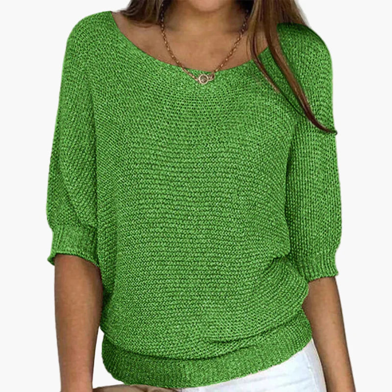 Damen Strickpullover Locker Freizeit Elegant – Perfekt für Alltag und Büro