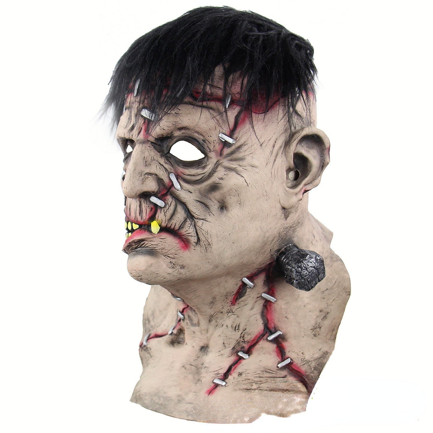 Halloween Frankenstein Monster Latex Maske für Erwachsene – Gruseliges Kostüm-Accessoire