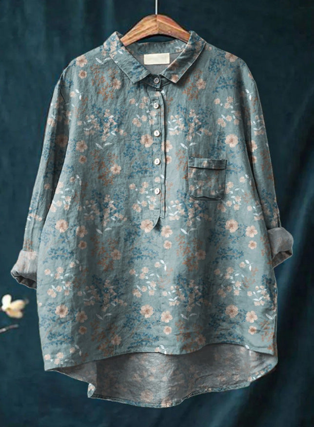 Rachael – Europäischer und Amerikanischer Cardigan-Stil Damenhemd