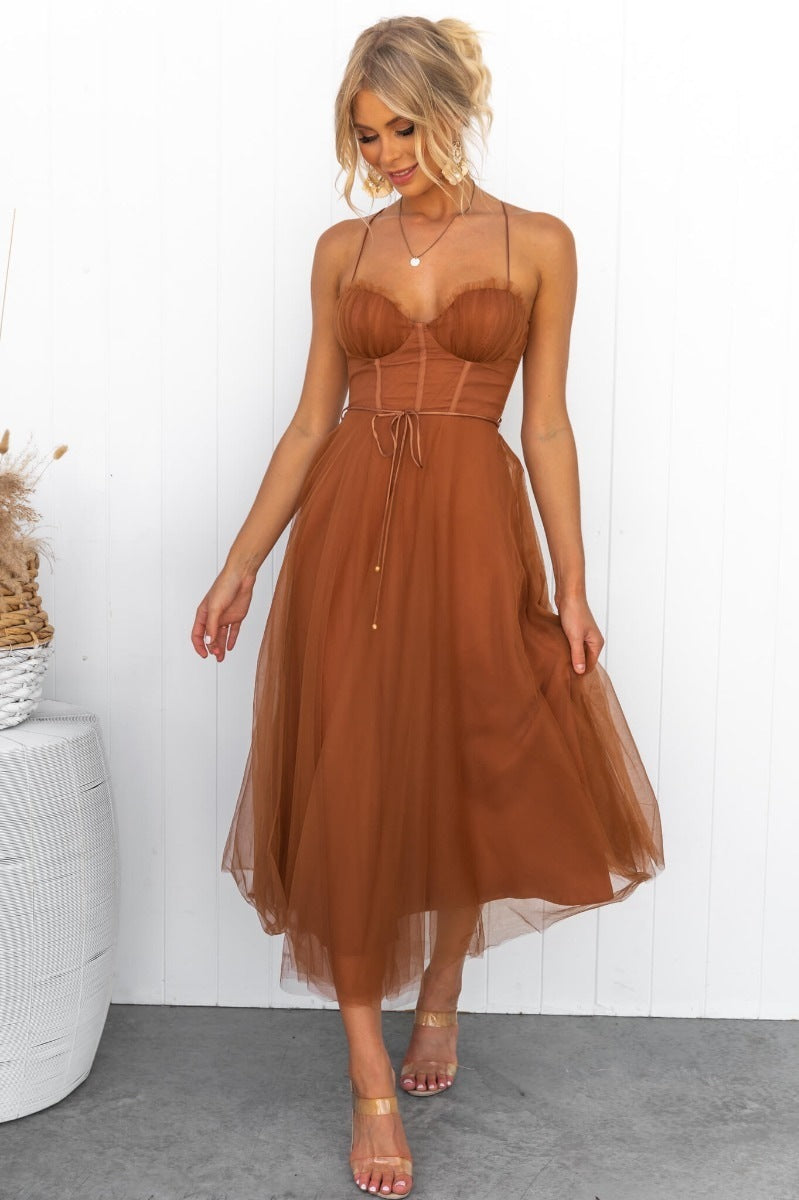 Vanessa – Partykleid mit Mesh für den Abend