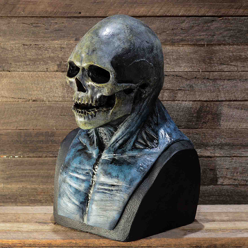 Halloween Latex Skelettmaske für Erwachsene – Realistische Horrormaske für Party & Deko
