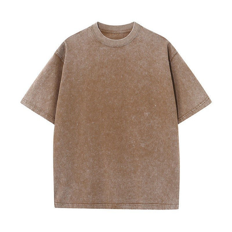 Percy – Retro Rundhals T-Shirt aus Baumwolle
