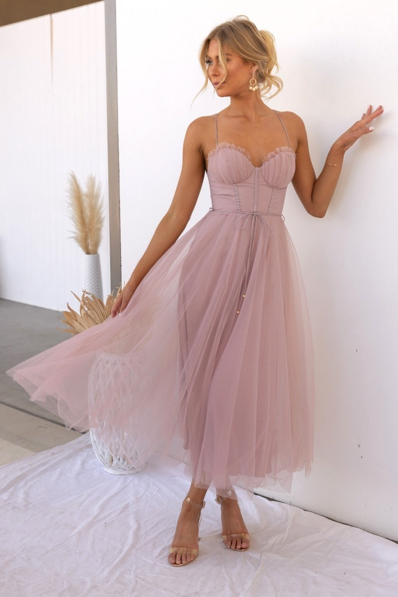 Vanessa – Partykleid mit Mesh für den Abend