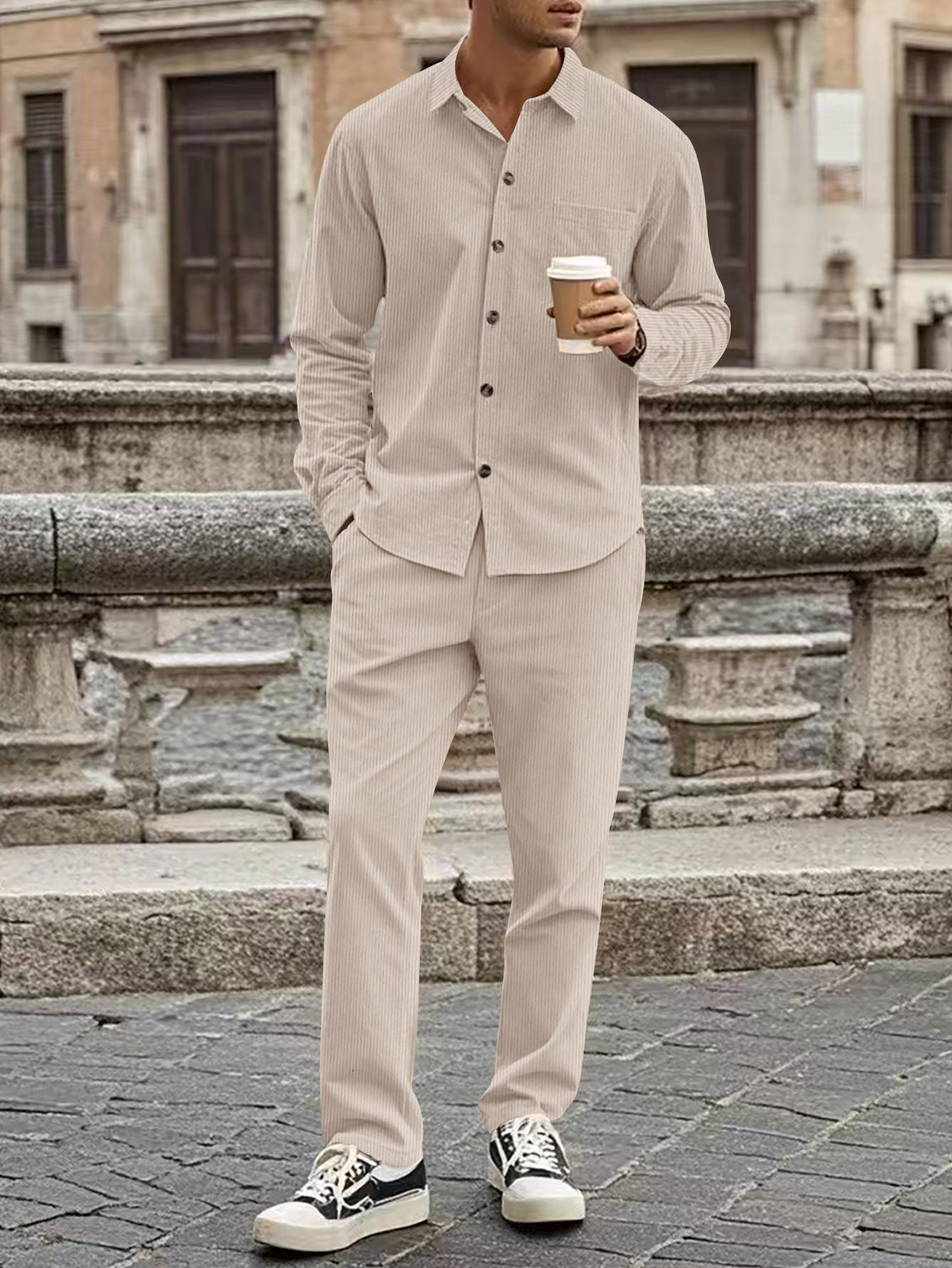 Gareth – Sportlicher Herren-Cardigan mit Knöpfen