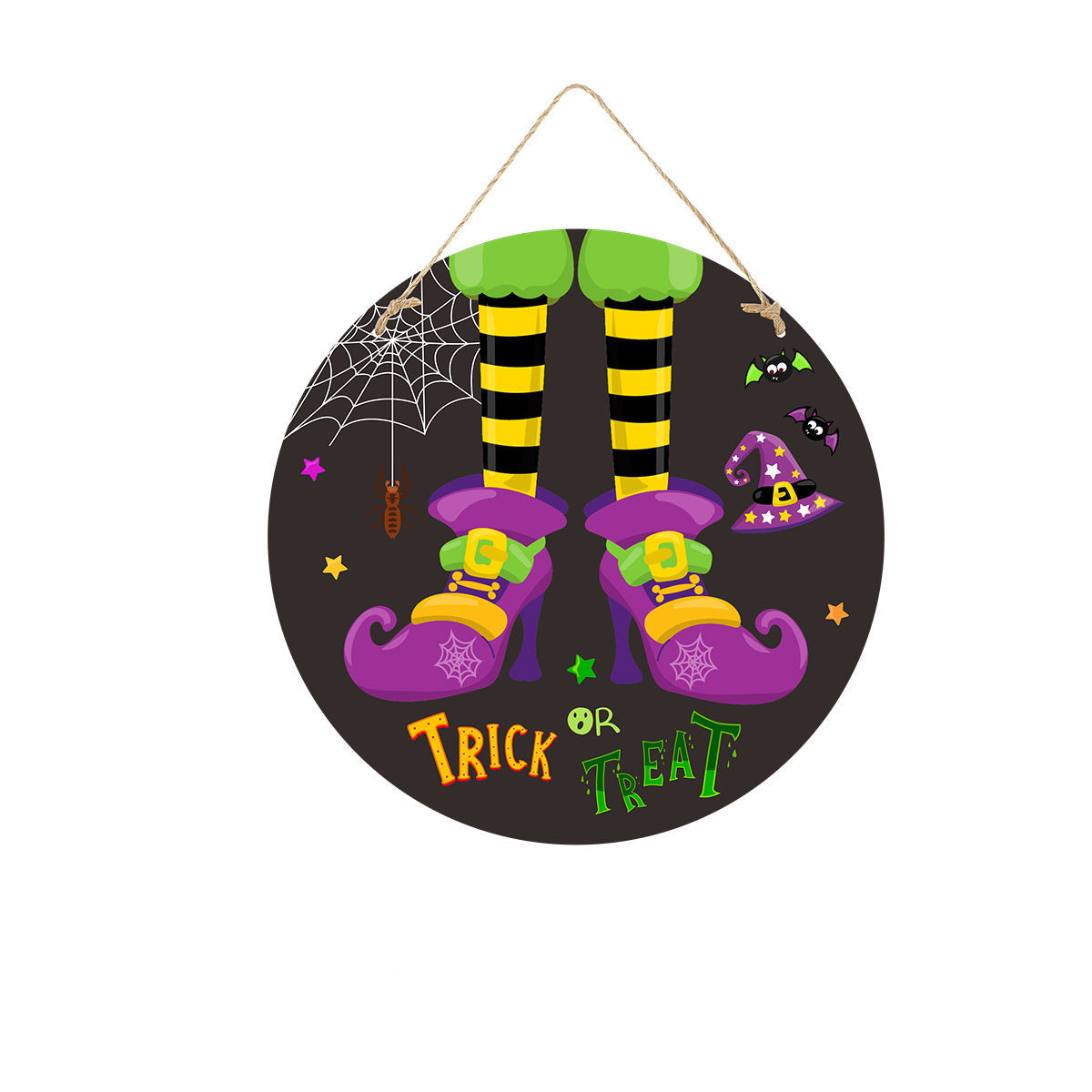 Halloween Türschild Set – Gruselige Dekoration für Halloween Partys und Trick-or-Treat
