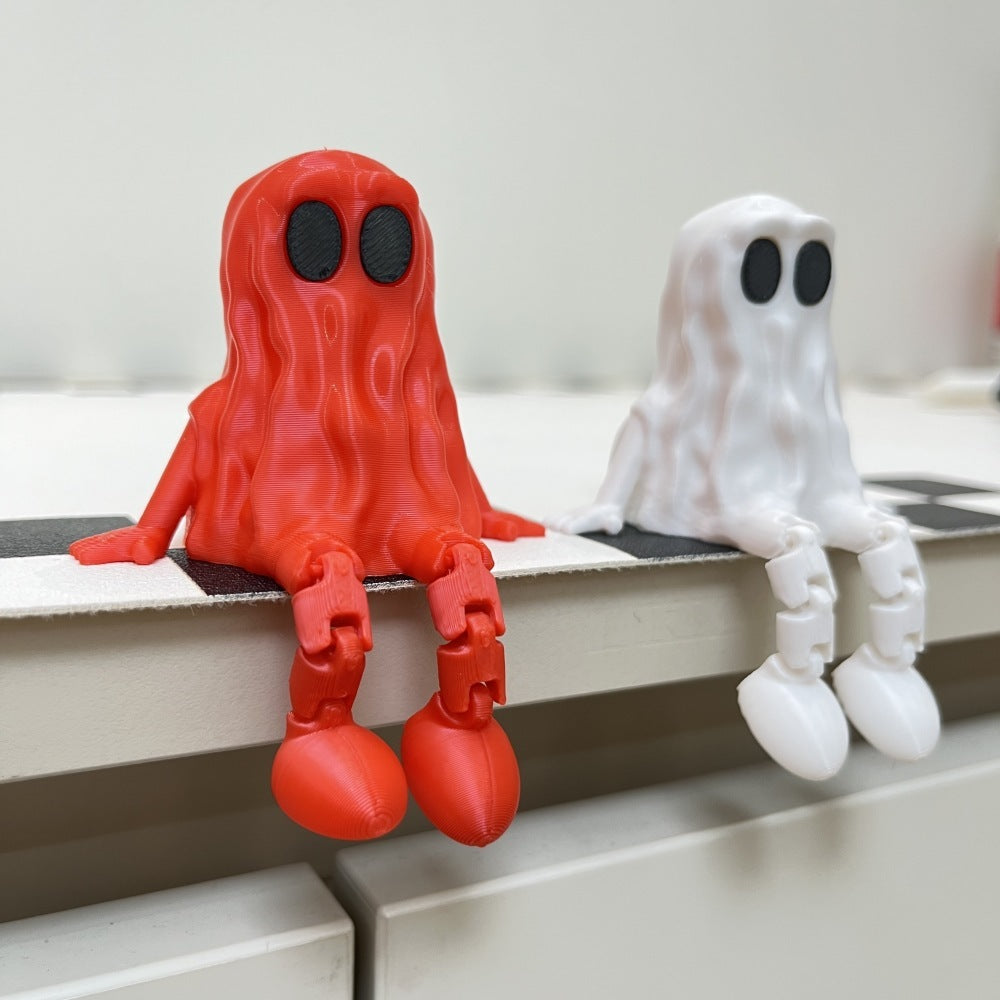Halloween Geist Dekofigur – 3D-gedruckte Spukfigur für Party und Gruseldeko