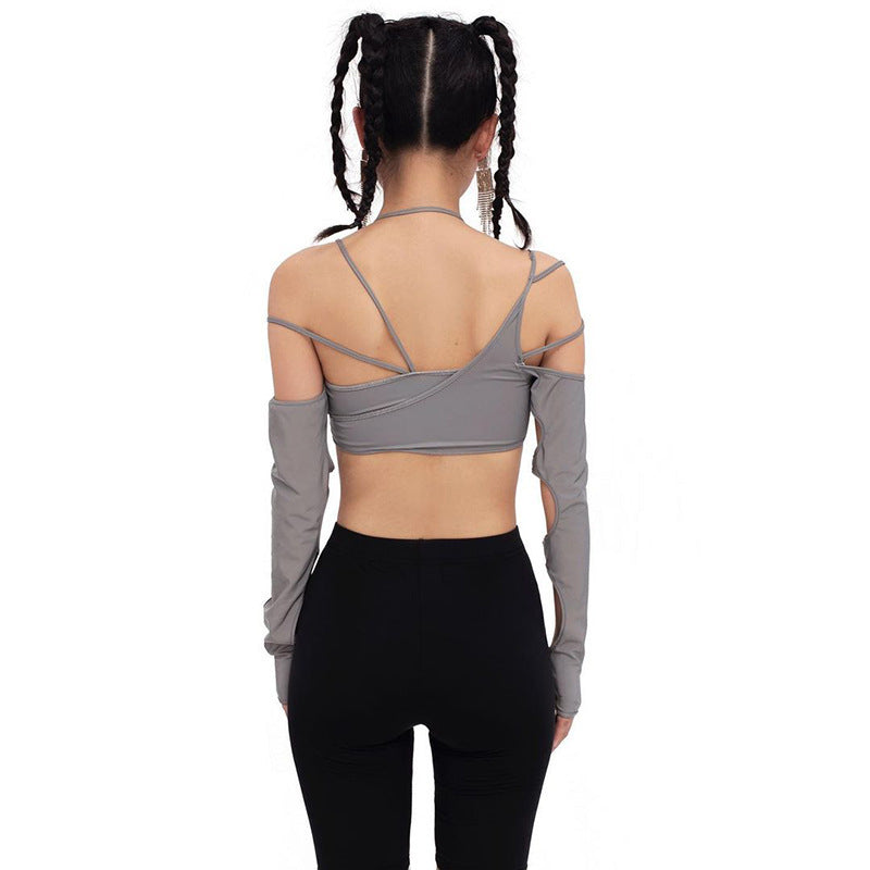 Phoebe – Ärmelloses Trägertop mit Halterneck