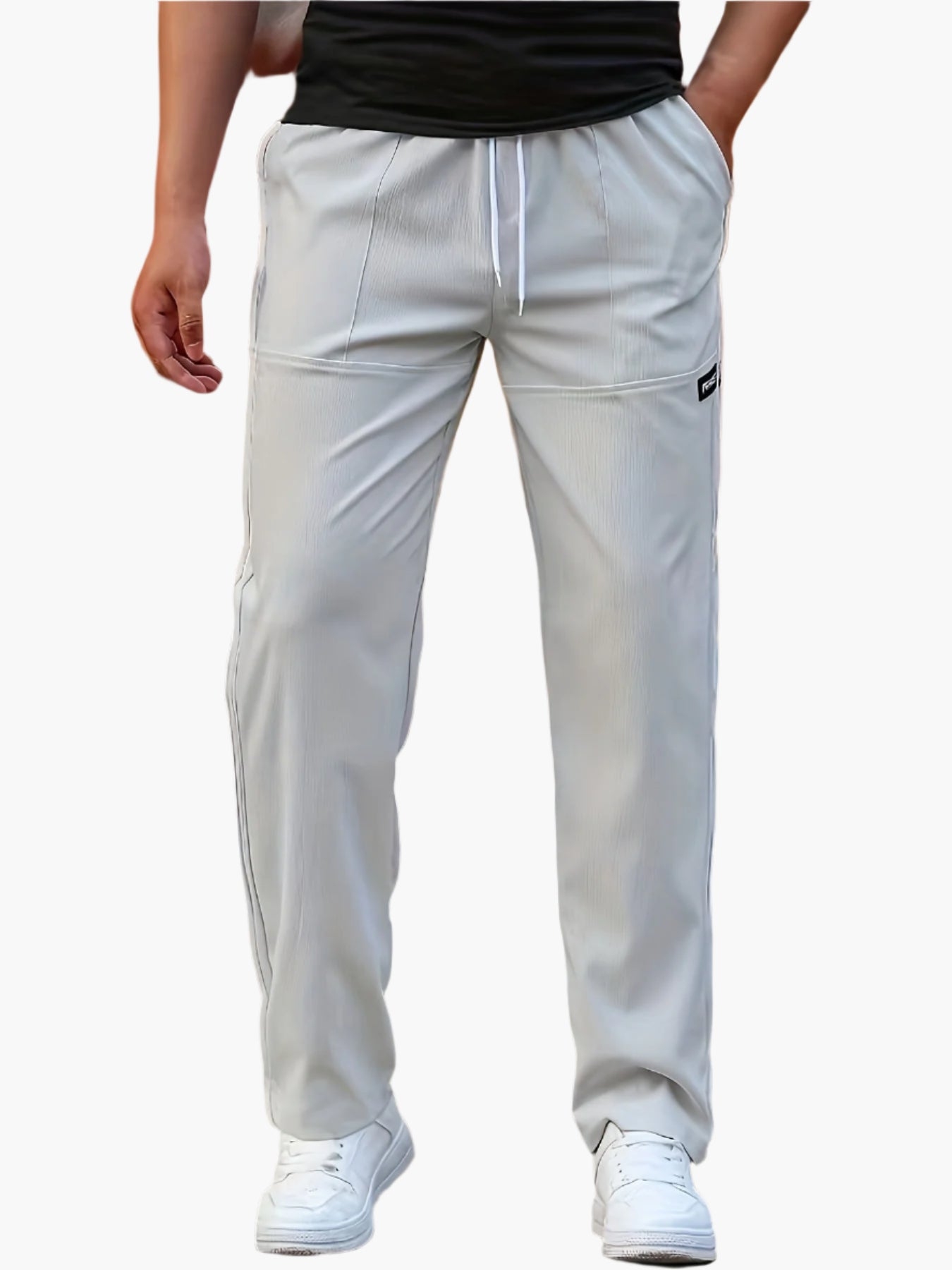 Herren Jogginghose – Bequeme Freizeithose für Sport & Alltag, Gerade Schnitt, Elastischer Bund