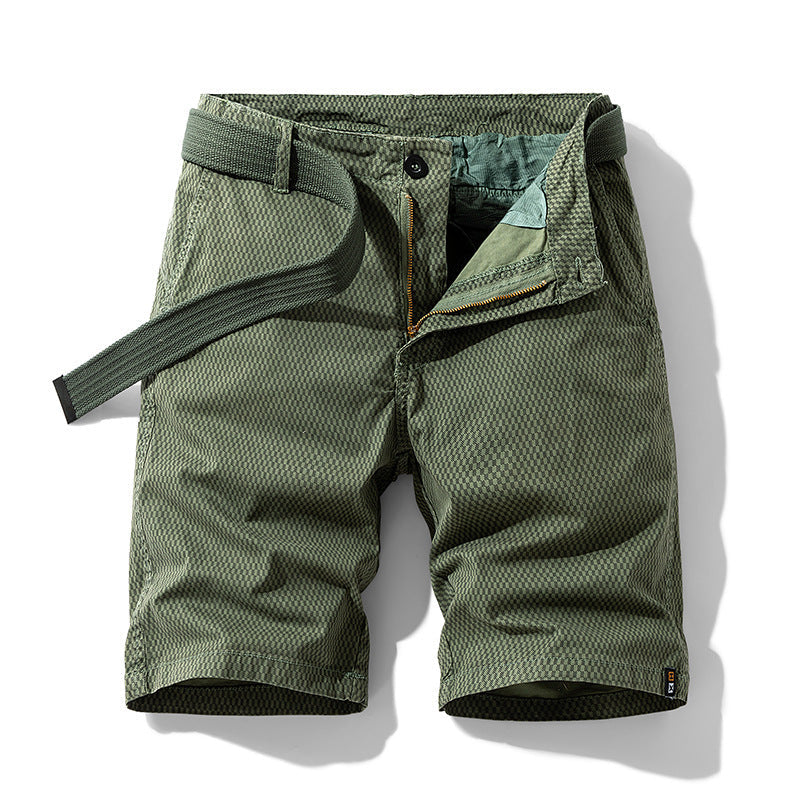 Billy – Sommer Herren Cargo Shorts mit gestreiftem Retro-Design
