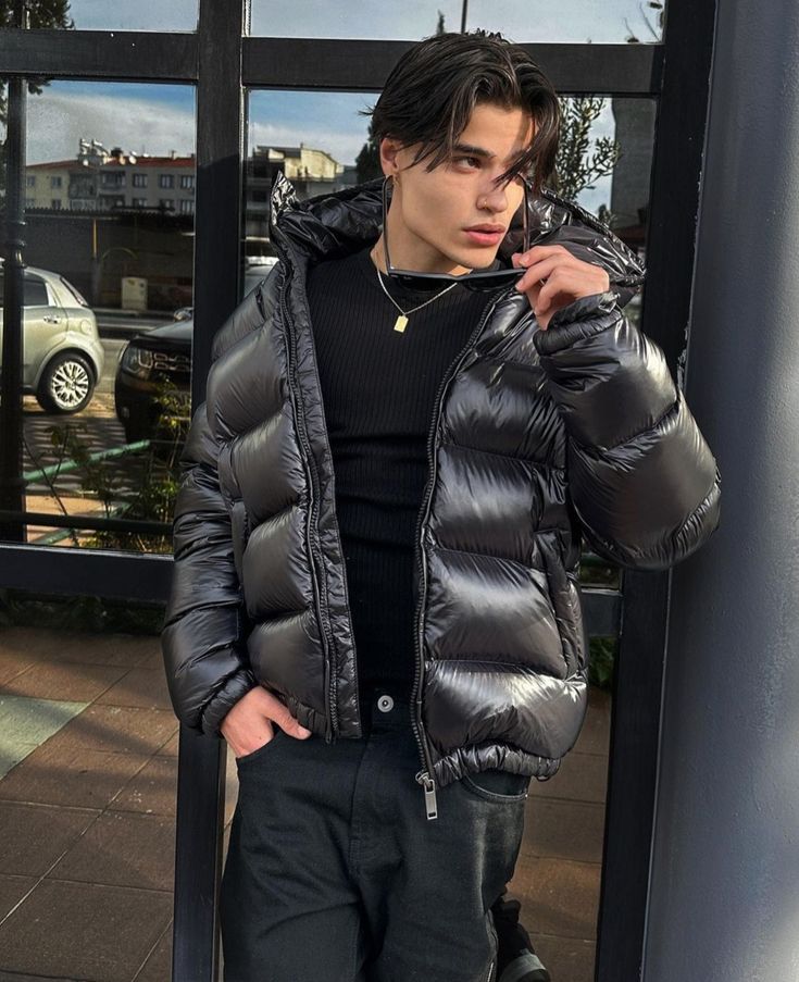 Herren Daunen Steppjacke – Urban Puffer für Winter & Freizeit