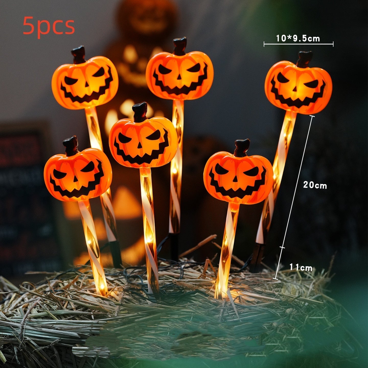 Halloween LED Gartenstecker Geisterlichter – Deko für Garten & Party