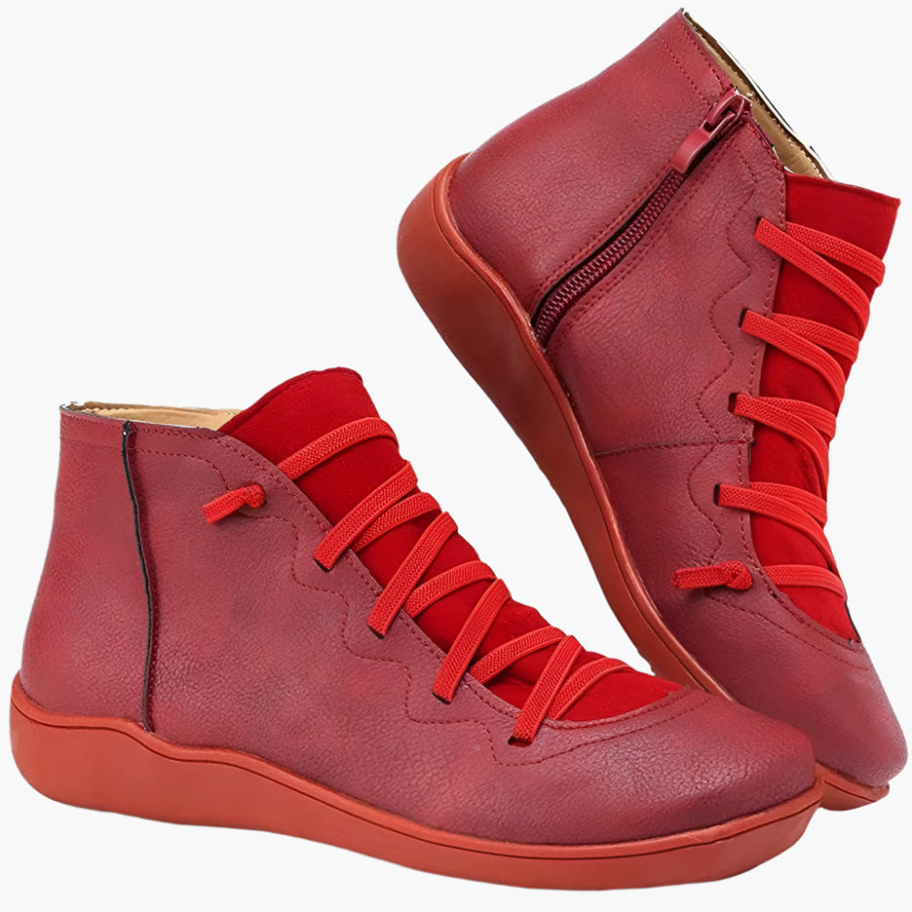 Damen Komfort-Stiefelette für Alltag und Freizeit – Modische und Bequeme Herbst-/Winter-Schuhe