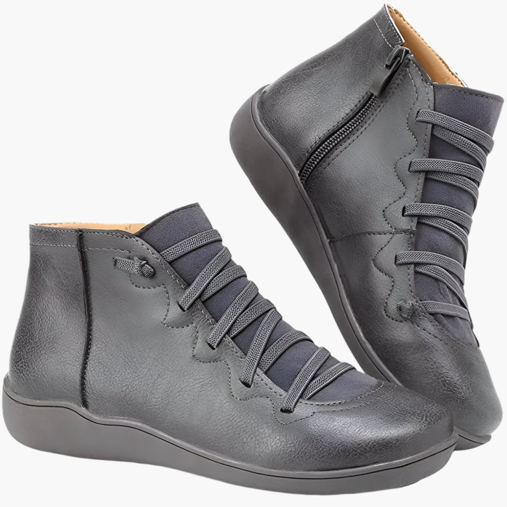 Damen Komfort-Stiefelette für Alltag und Freizeit – Modische und Bequeme Herbst-/Winter-Schuhe