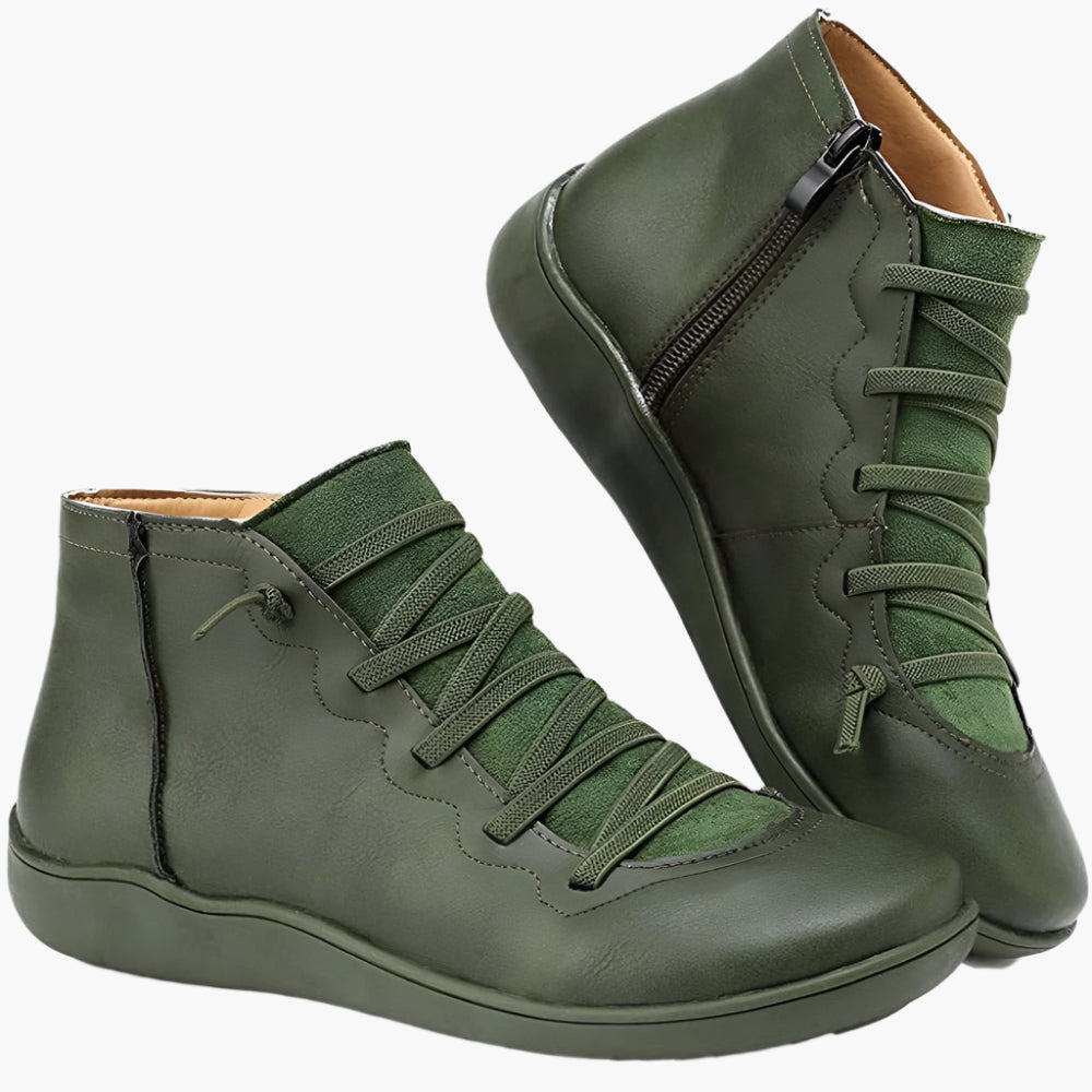 Damen Komfort-Stiefelette für Alltag und Freizeit – Modische und Bequeme Herbst-/Winter-Schuhe