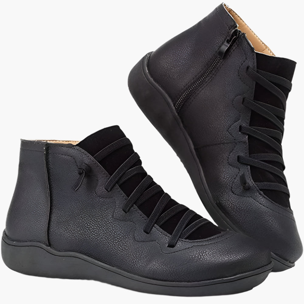 Damen Komfort-Stiefelette für Alltag und Freizeit – Modische und Bequeme Herbst-/Winter-Schuhe