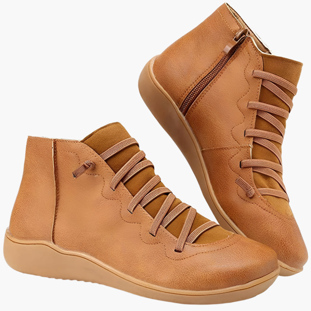 Damen Komfort-Stiefelette für Alltag und Freizeit – Modische und Bequeme Herbst-/Winter-Schuhe