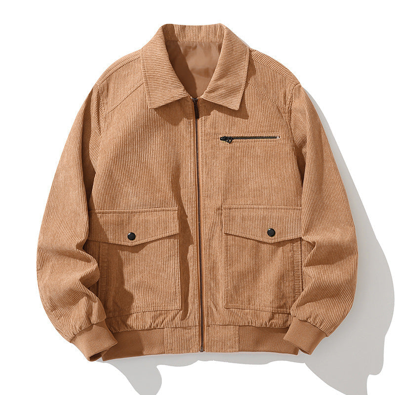 Calvin – Herren Cordjacke im japanischen Stil