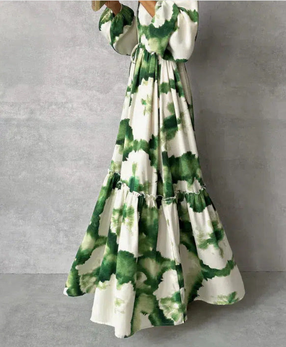 Amelia – Stilvolles Damenkleid mit langen Ärmeln