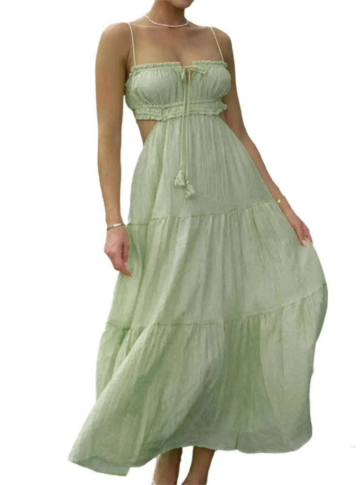 Angela – Elegantes Rückenfreies Maxikleid
