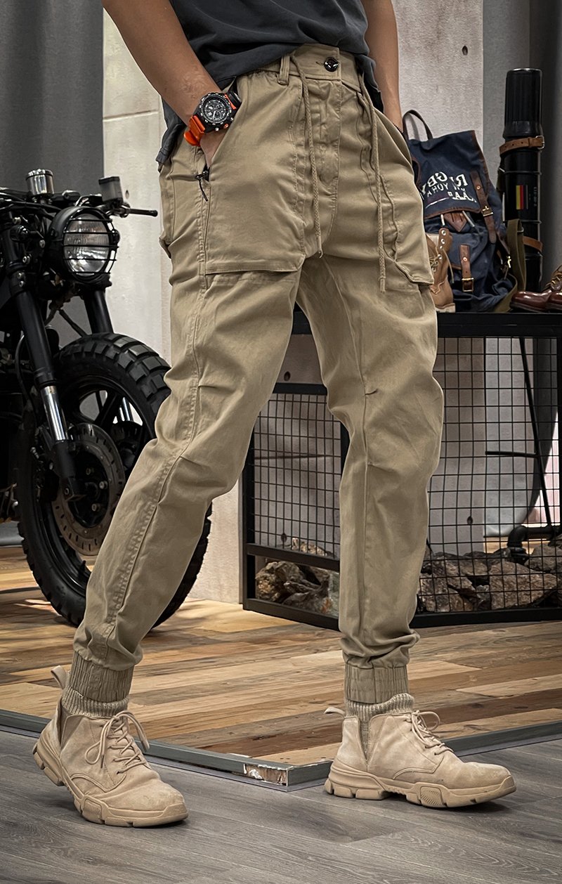 Herren Cargo Jogger – Urban Streetwear Style Freizeithose mit Taschen – Perfekt für Alltag, Sport & Outdoor
