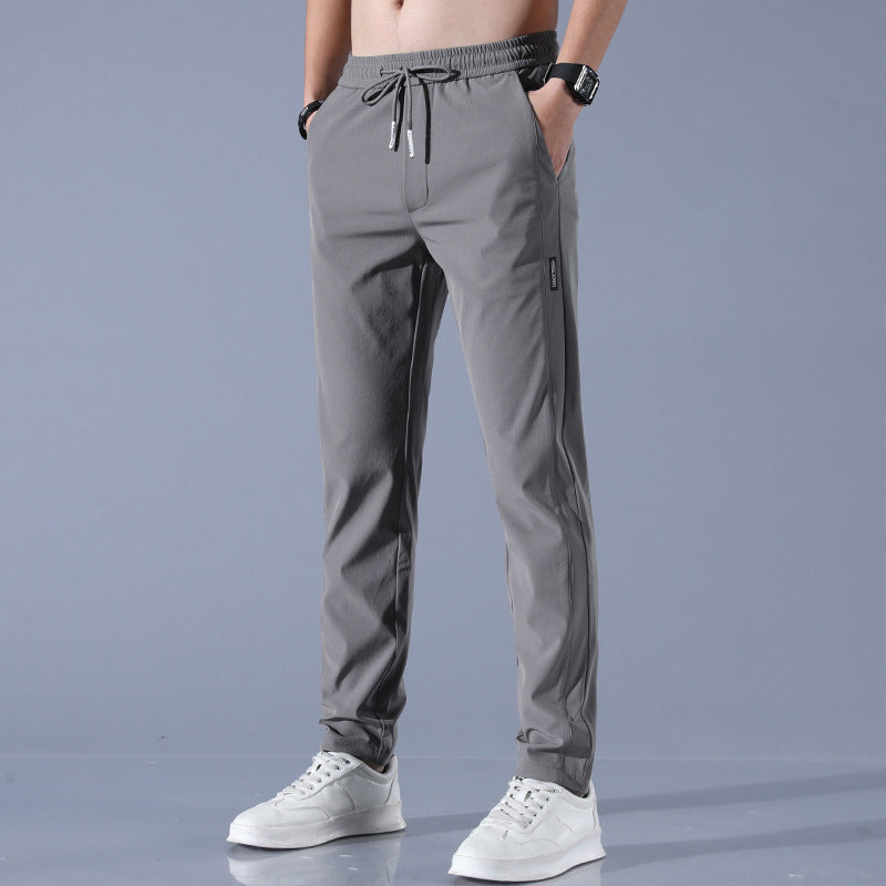 John – Atmungsaktive gerade Sporthose aus Sommer-Eis-Seide für Herren