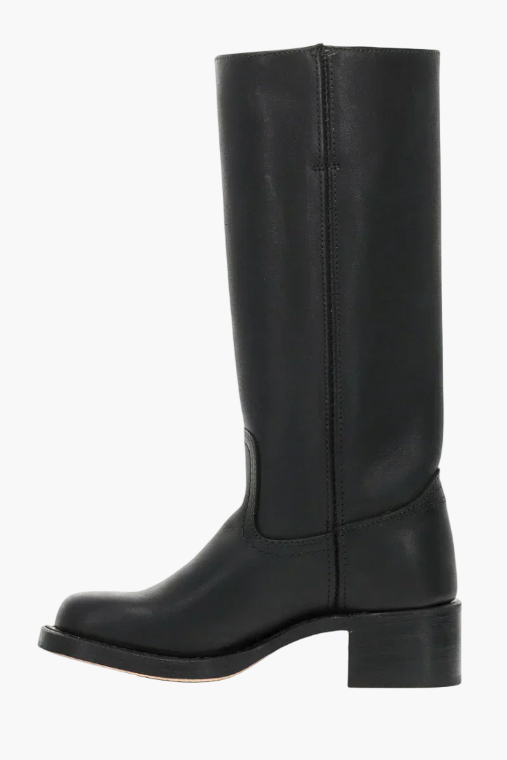 Damen Klassische Stiefel mit Blockabsatz – Modischer Alltags-Look