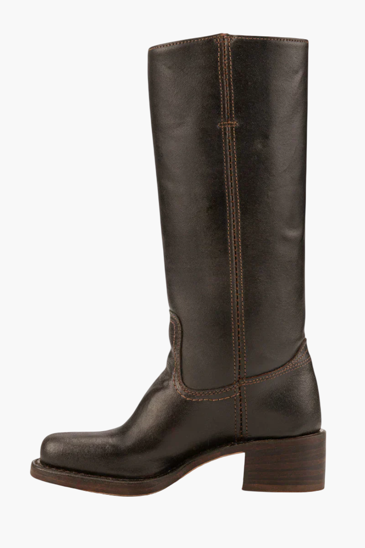 Damen Klassische Stiefel mit Blockabsatz – Modischer Alltags-Look