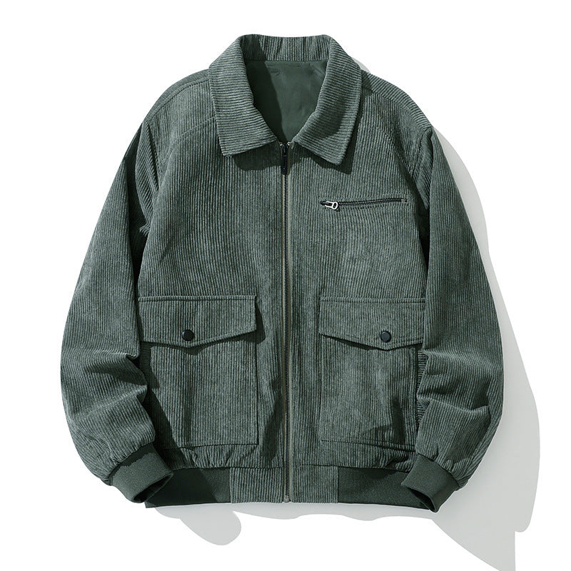 Calvin – Herren Cordjacke im japanischen Stil