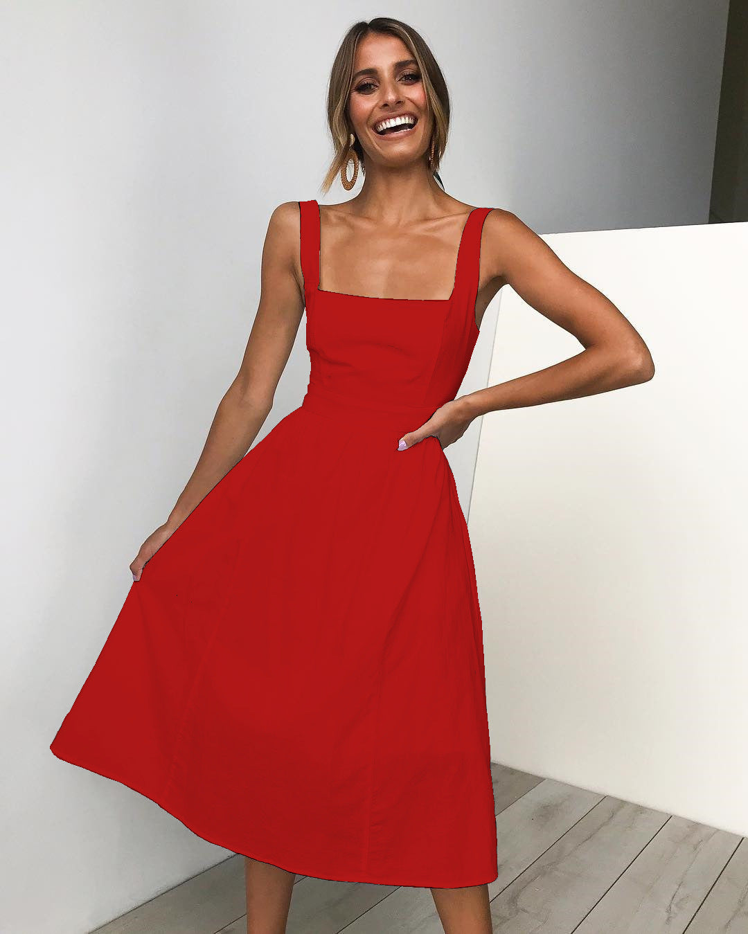 Ruby – Einfaches Trägerloses Kleid für Damen