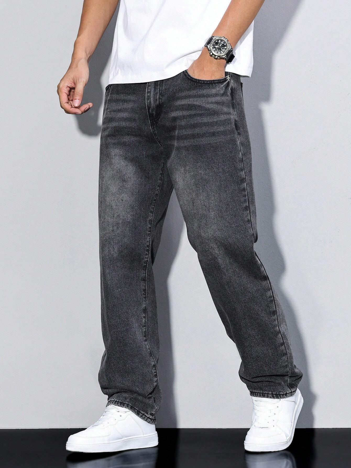 Herren Relaxed Fit Casual Jeans – Bequeme Freizeithose im geraden Schnitt für Alltag und Büro