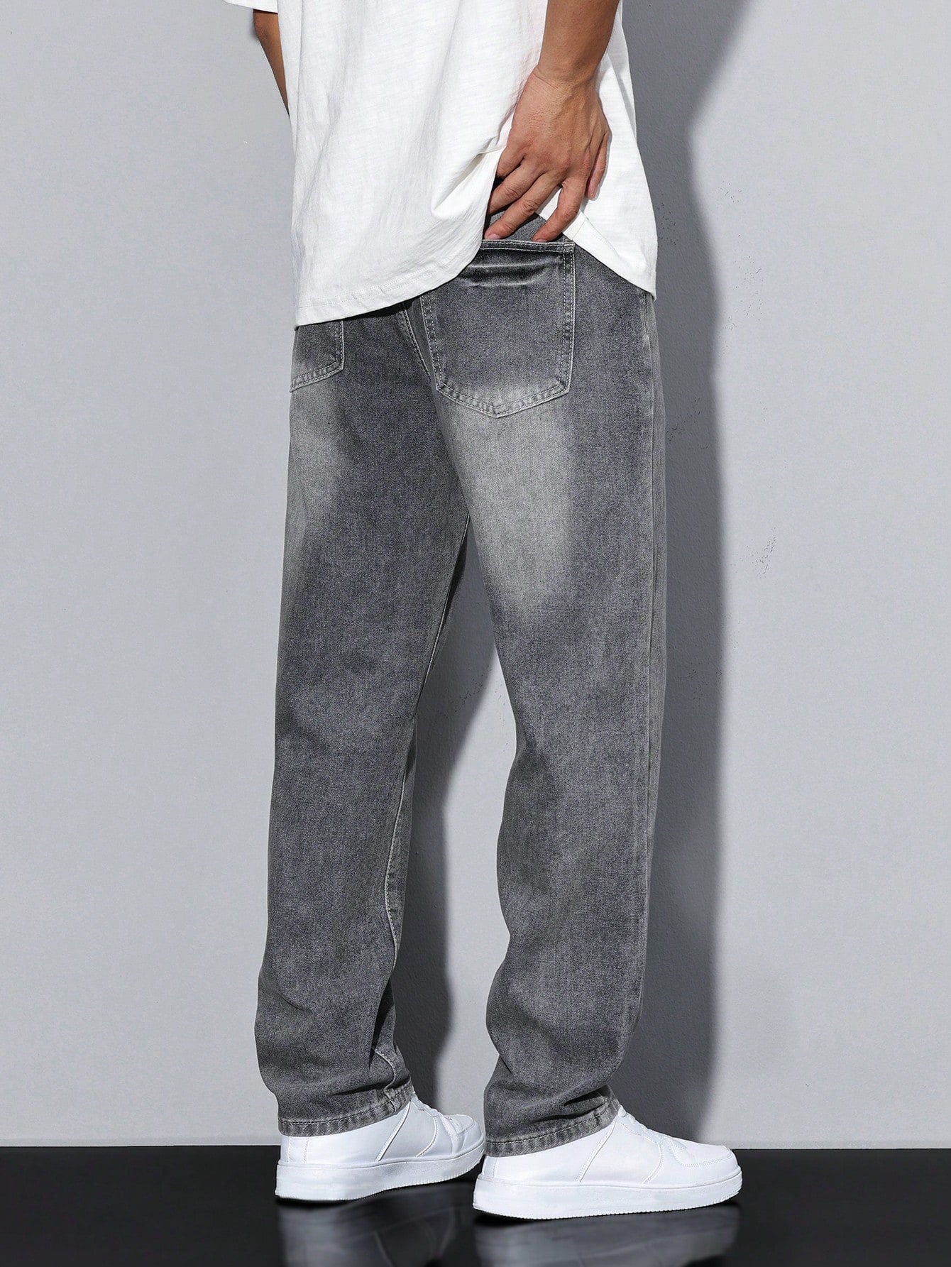 Herren Relaxed Fit Casual Jeans – Bequeme Freizeithose im geraden Schnitt für Alltag und Büro