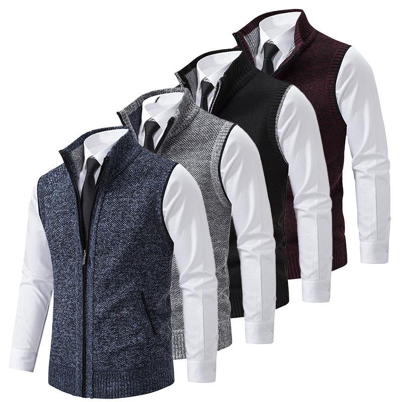 Herren Weste Elegant Business Casual – Stilvolle Überziehweste für Büro & Alltag