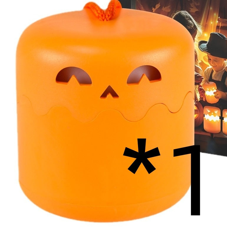 Halloween Deko LED Kürbis-Licht – Stimmungsvolle Lampe für Halloween-Partys & Gruselige Dekoration