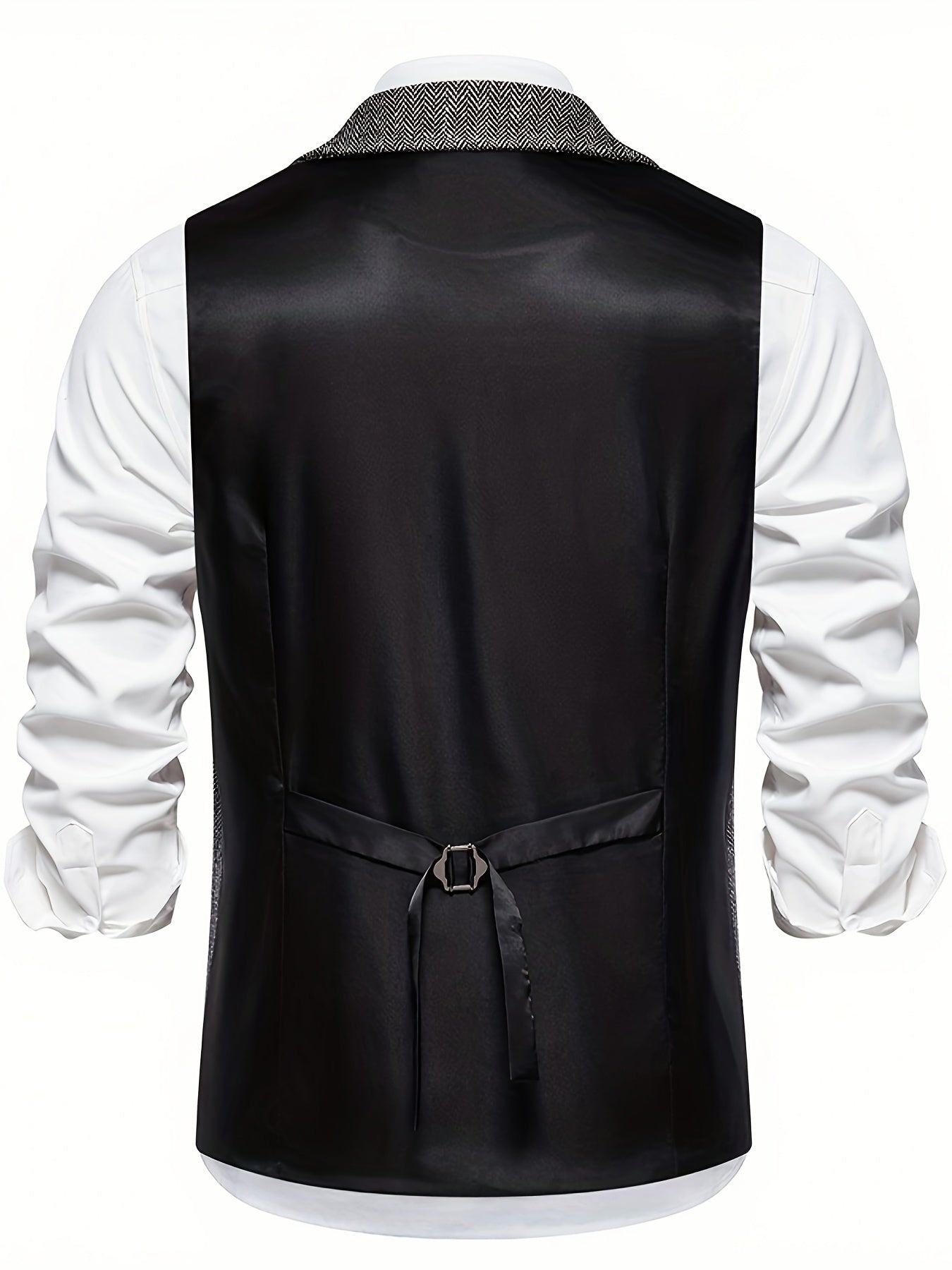 Herren Weste Klassisch Modern Business Hochzeit – Elegantes Herrenwesten-Design mit Reverskragen und Retro-Charme