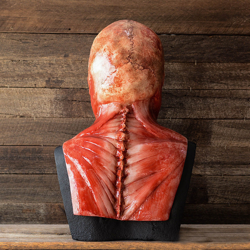 Halloween Latex Skelettmaske für Erwachsene – Realistische Horrormaske für Party & Deko