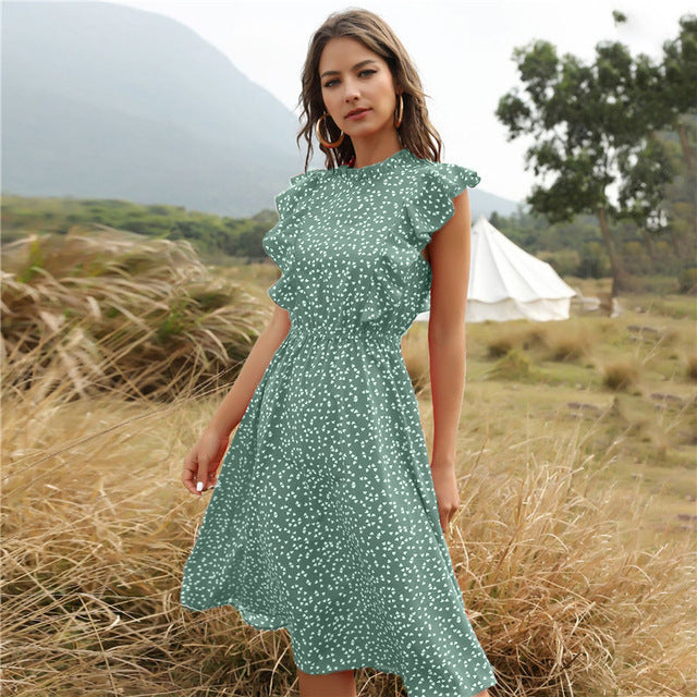 Charlotte – Langes Maxikleid aus Sommer-Chiffon