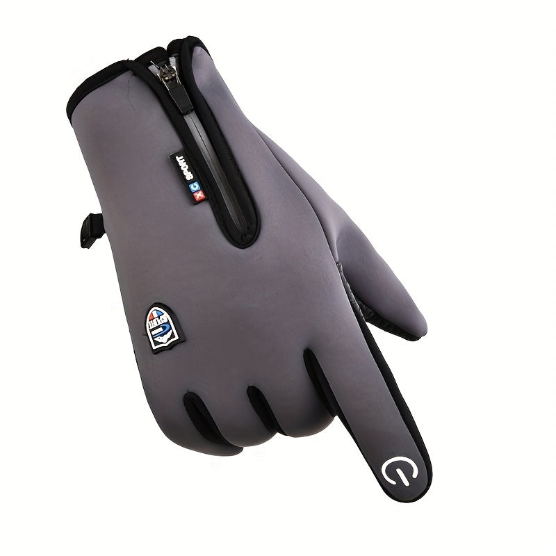 Herren Winter Outdoor Handschuhe – Winddicht & Wasserdicht, Ideal für Sport & Alltag
