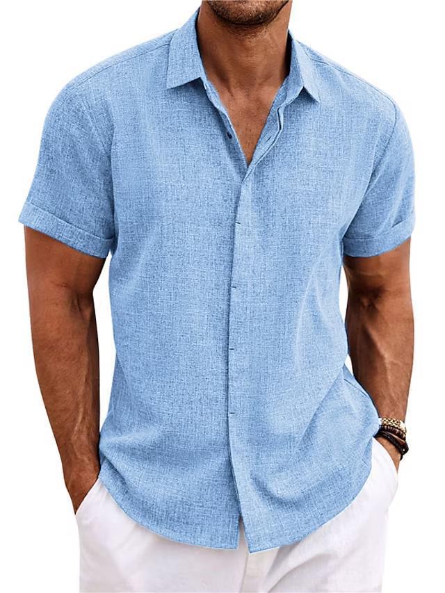 Joe – Lockeres Herren T-Shirt aus Leinen in einfarbig