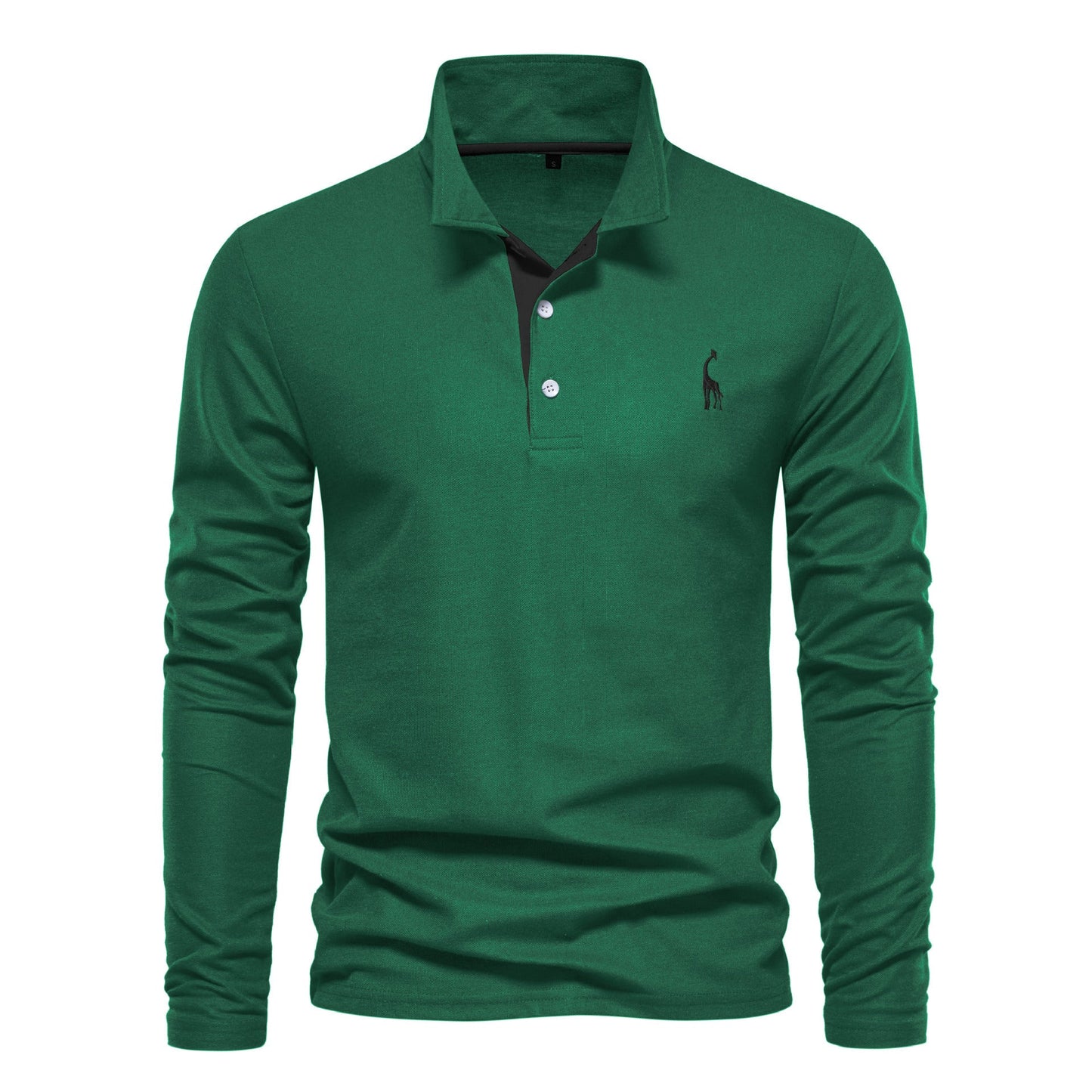Herren Langarm Poloshirt Klassisch Modern Business & Freizeit