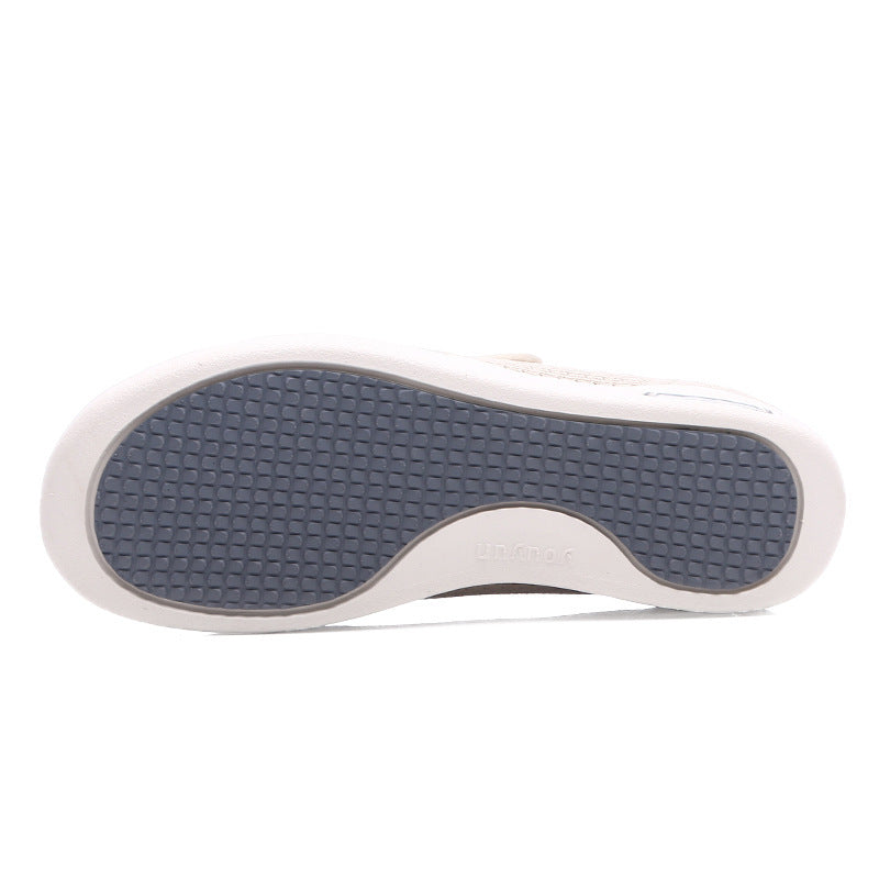 Damen Komfort Freizeit Sneakers mit Klettverschluss – Atmungsaktive Walkingschuhe für Alltag & Spaziergänge