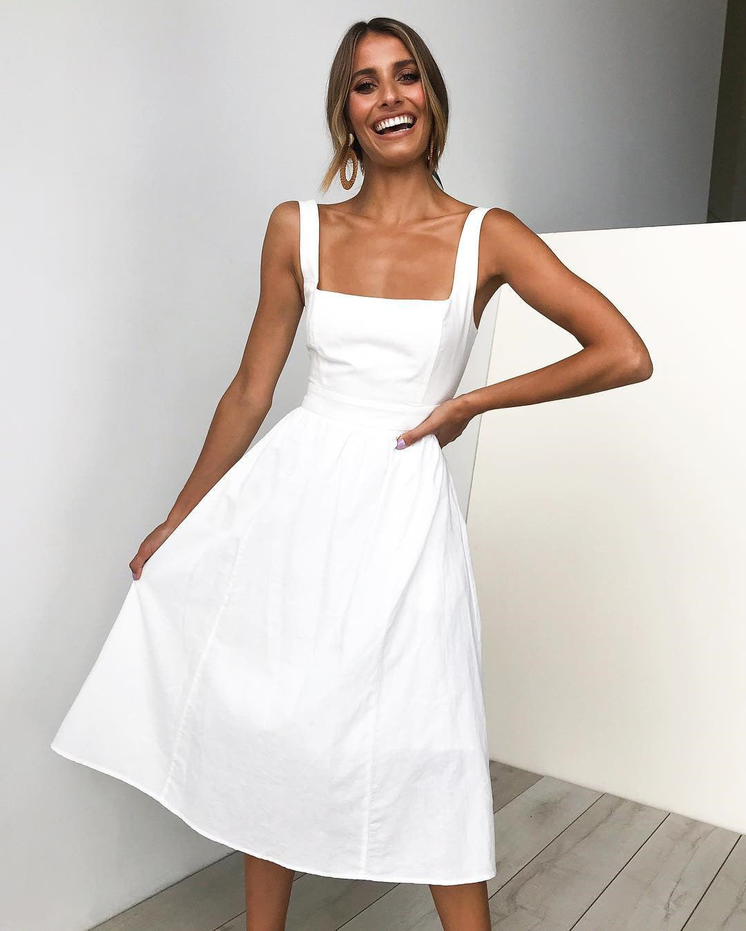 Ruby – Einfaches Trägerloses Kleid für Damen